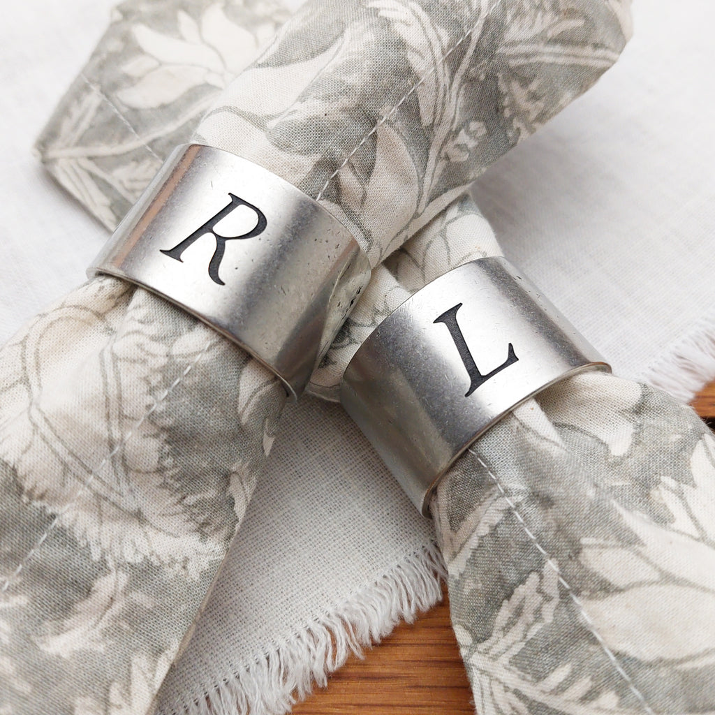Monogrammed Napkin Ring