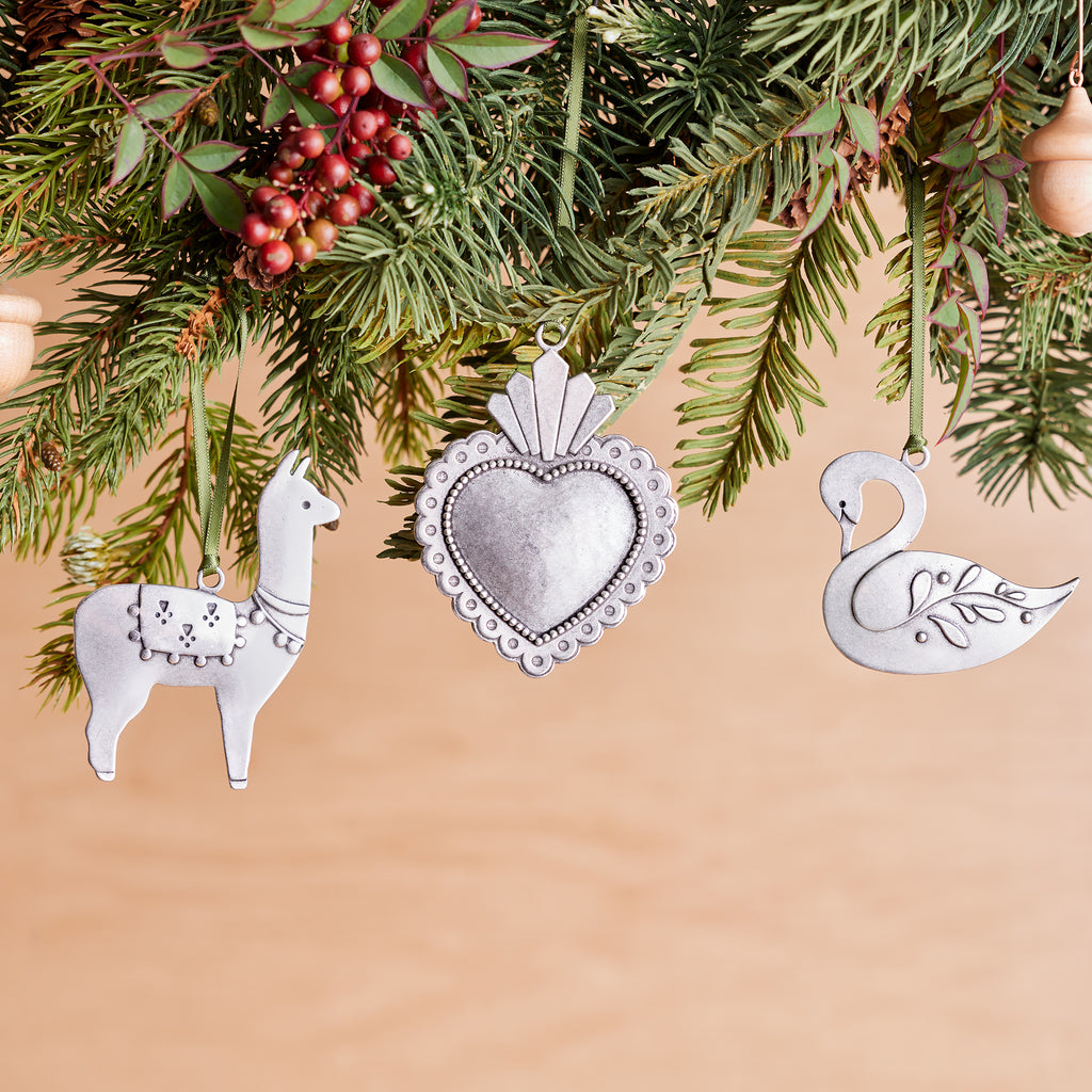 Sacred Heart Holiday Ornament