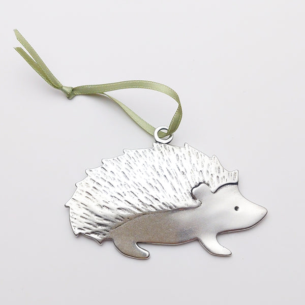 Hedgehog Holiday Ornament Beehive Handmade