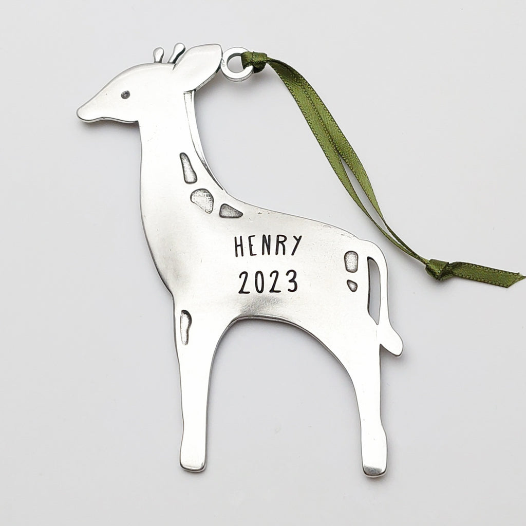 Giraffe Holiday Ornament