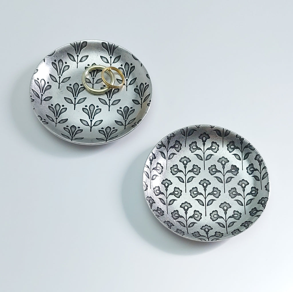 Floral Repeat Ring Dishes Beehive Handmade