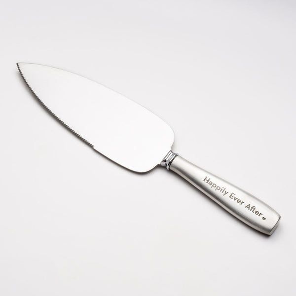 pewter heirloom wedding cake knife 