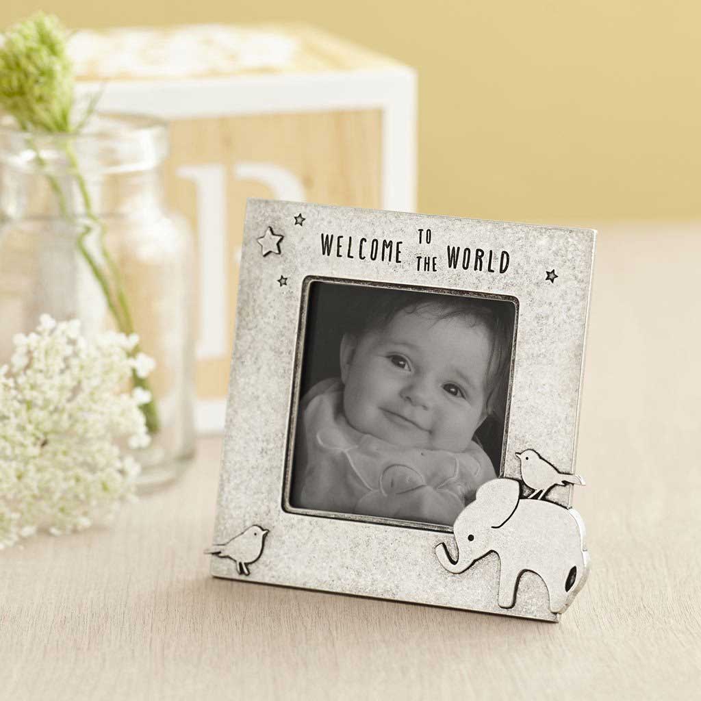 Elephant Baby Picture Frame Beehive Handmade