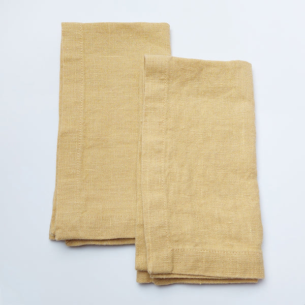 Honey Linen Napkins Linen Tales