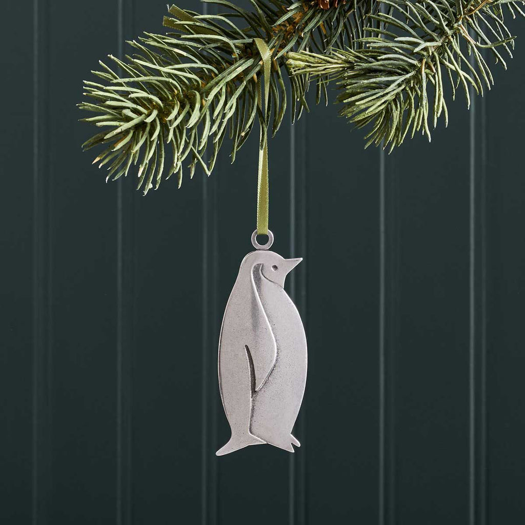 Penguin Ornament Beehive Handmade
