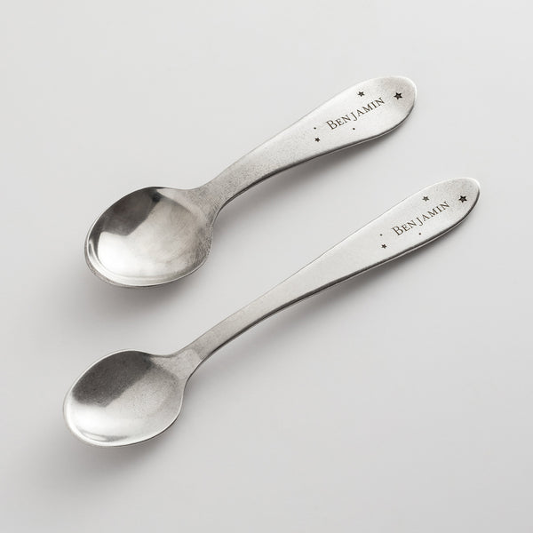 Personalized Heirloom Baby Spoons - Constellation