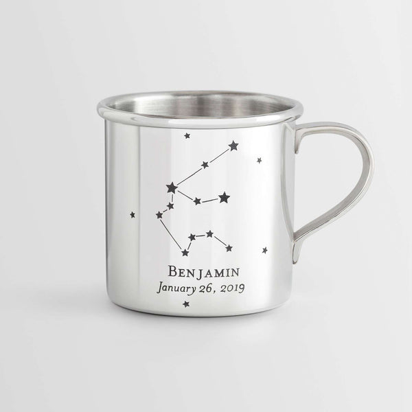 Personalized Heirloom Baby Cup - Constellations