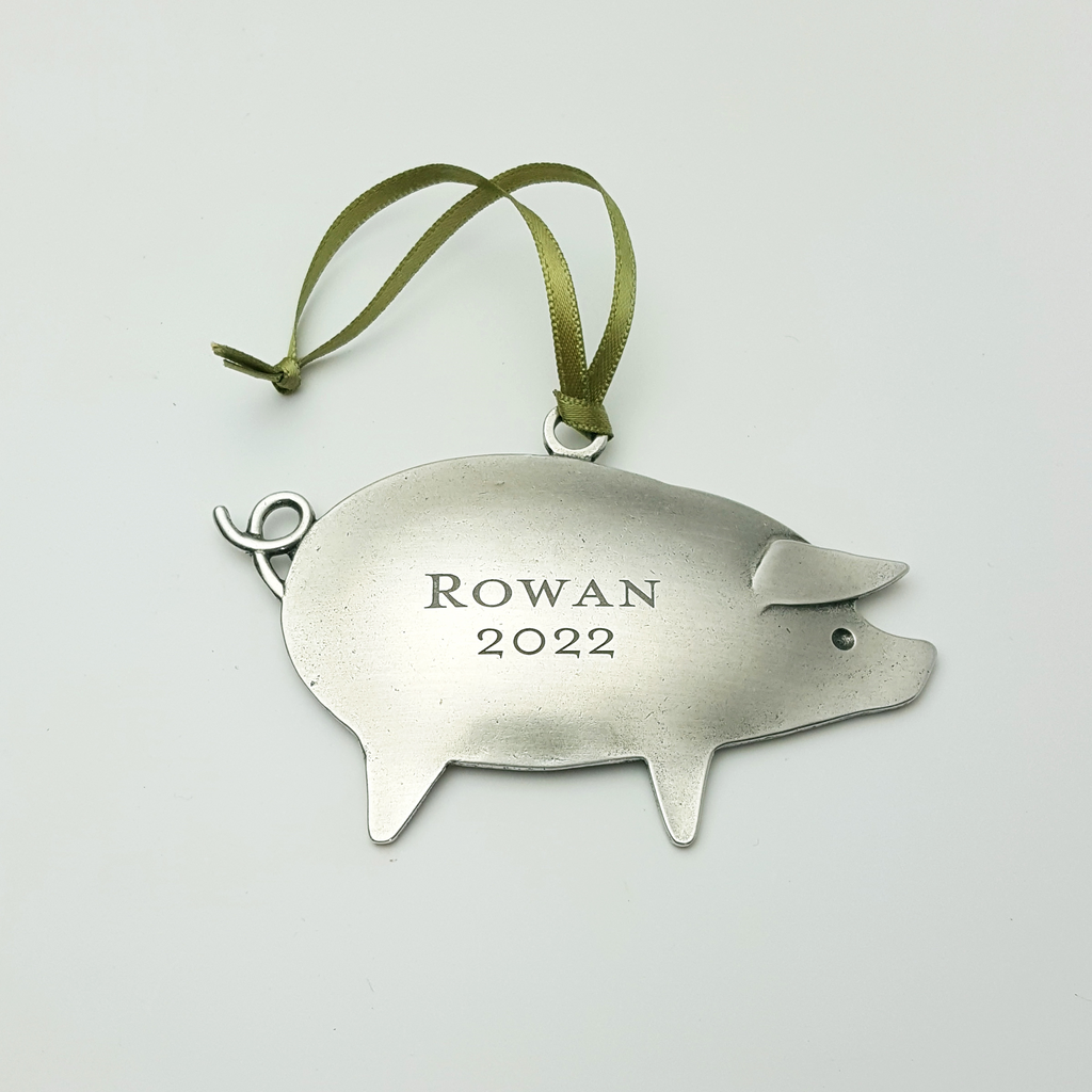 Pig Holiday Ornament