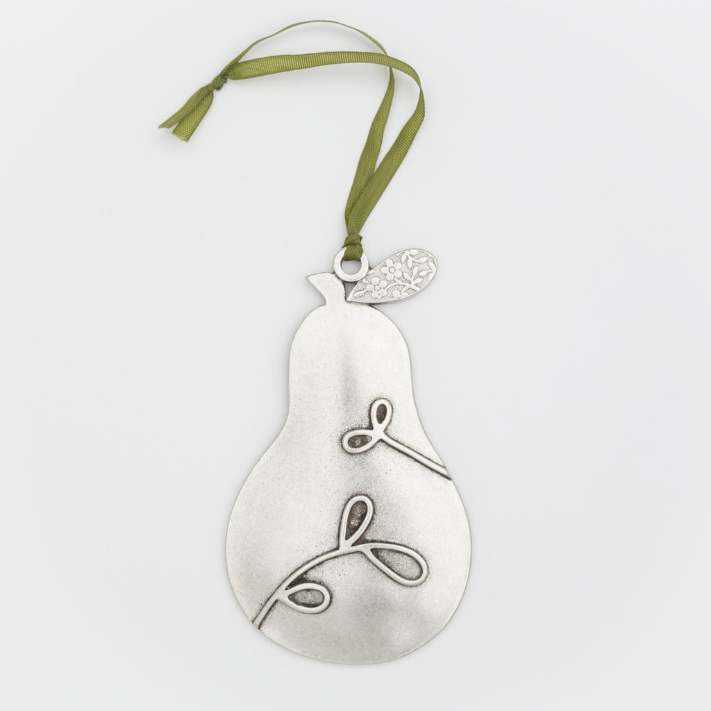 Pear Ornament Beehive Handmade