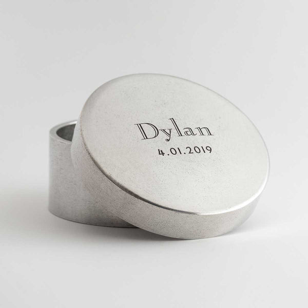 Personalized Heirloom Keepsake Box - Modern Engraving