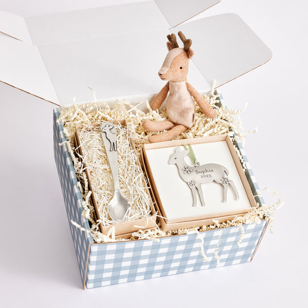 Personalized Christmas Gift Set for Baby Beehive Handmade