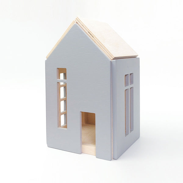 Small Plywood Magnetic Dollhouse Ukidz LLC