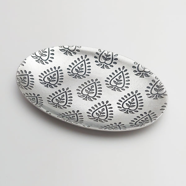 Paisley Pattern Oval Ring Dish