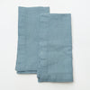 Solid Color Wedgewood Blue Linen Napkins Linen Tales