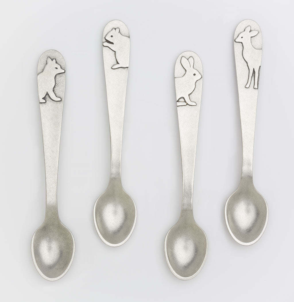 Pair of pewter baby spoons from Metal Morphosis Day Dream Free Ship!