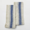 Blue Vintage Stripe Linen Napkins Linen Tales