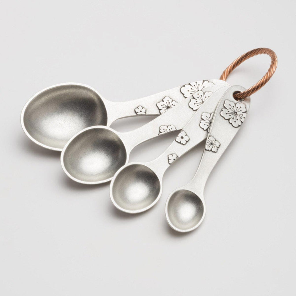 Handmade Pewter Measuring Spoons | Cats