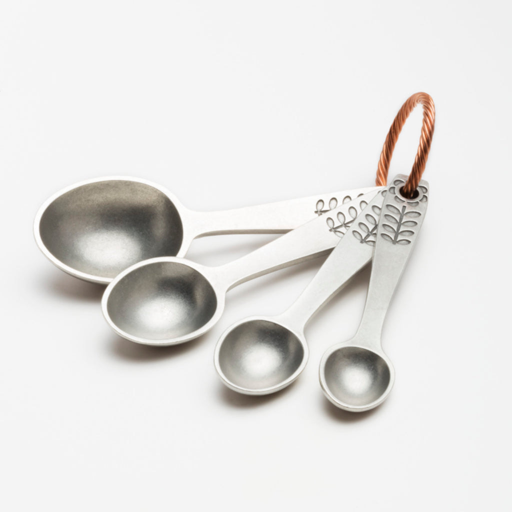 Pewter Measuring Spoons  Handcrafted, Minimal Tablespoons