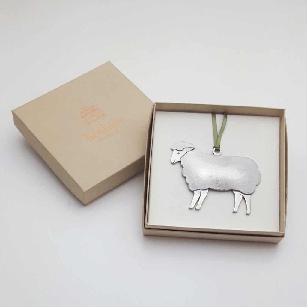 Sheep Ornament Beehive Handmade